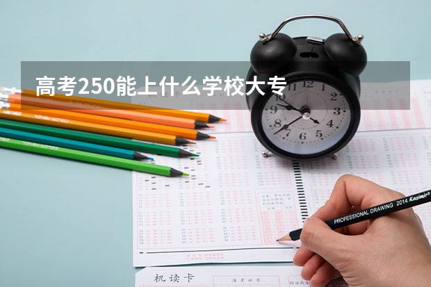 高考250能上什么学校大专