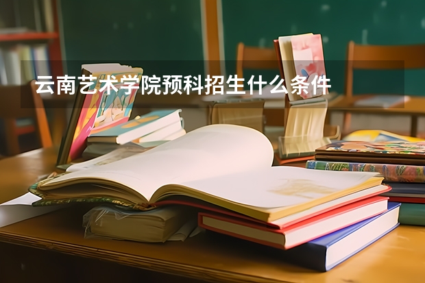 云南艺术学院预科招生什么条件