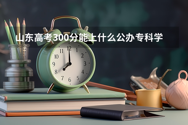 山东高考300分能上什么公办专科学校