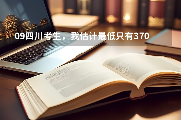 09四川考生，我估计最低只有370左右，可报什么学校？