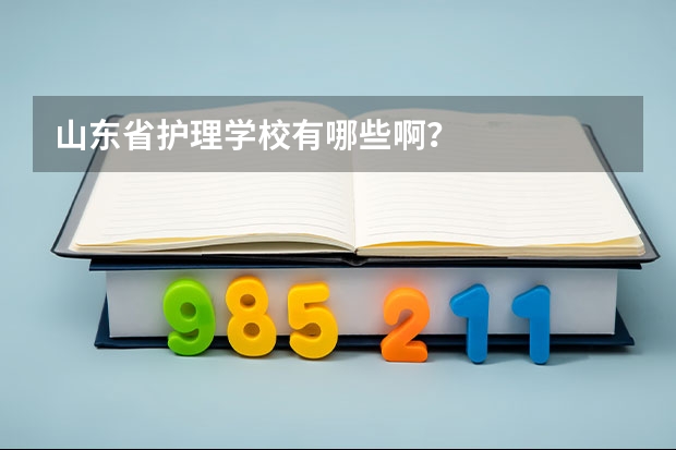 山东省护理学校有哪些啊？