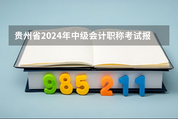 贵州省2024年中级会计职称考试报名费多少