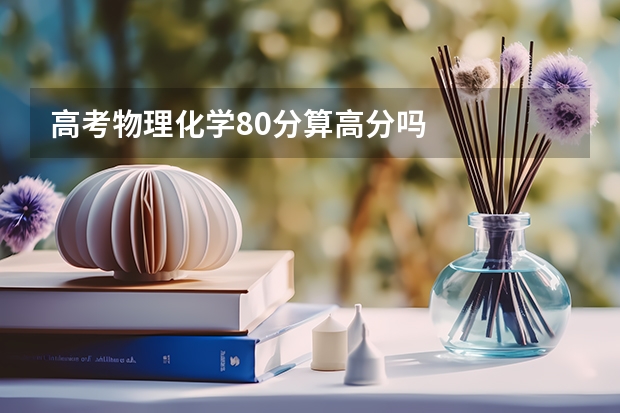 高考物理化学80分算高分吗