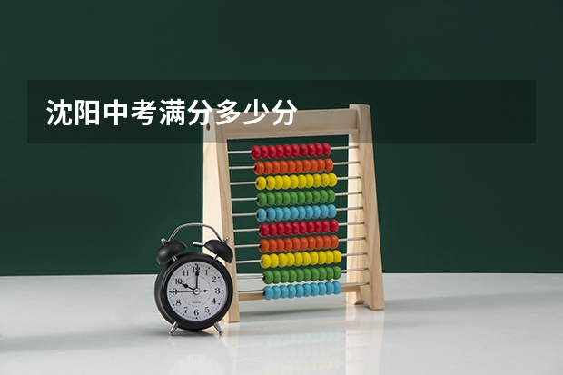 沈阳中考满分多少分