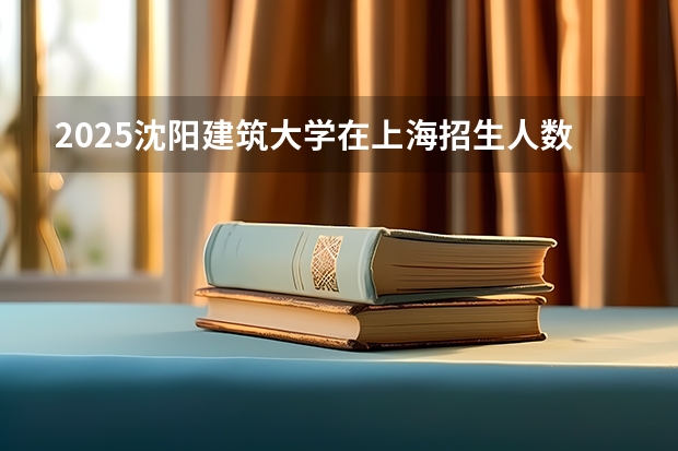 2025沈阳建筑大学在上海招生人数计划预测