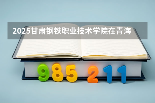 2025甘肃钢铁职业技术学院在青海招生人数计划预测